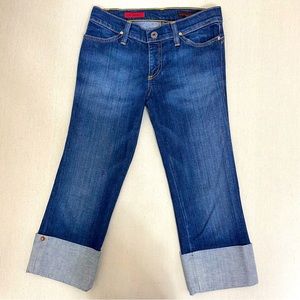 AG Adriano Goldschmied Vintage Cropped Cuffed Jean